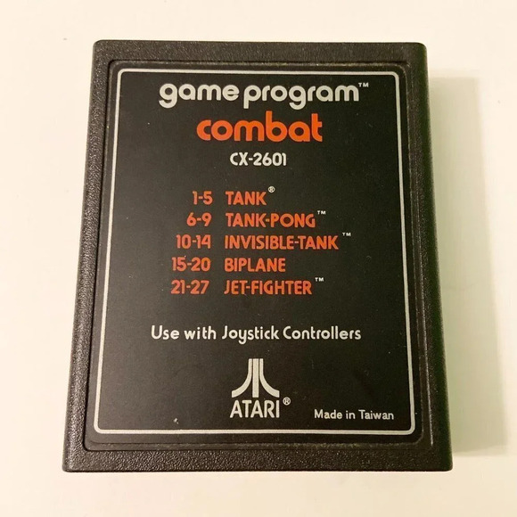 Vintage Game Program Combat CX 2601 Atari 2600 Video Game - Picture 8 of 9